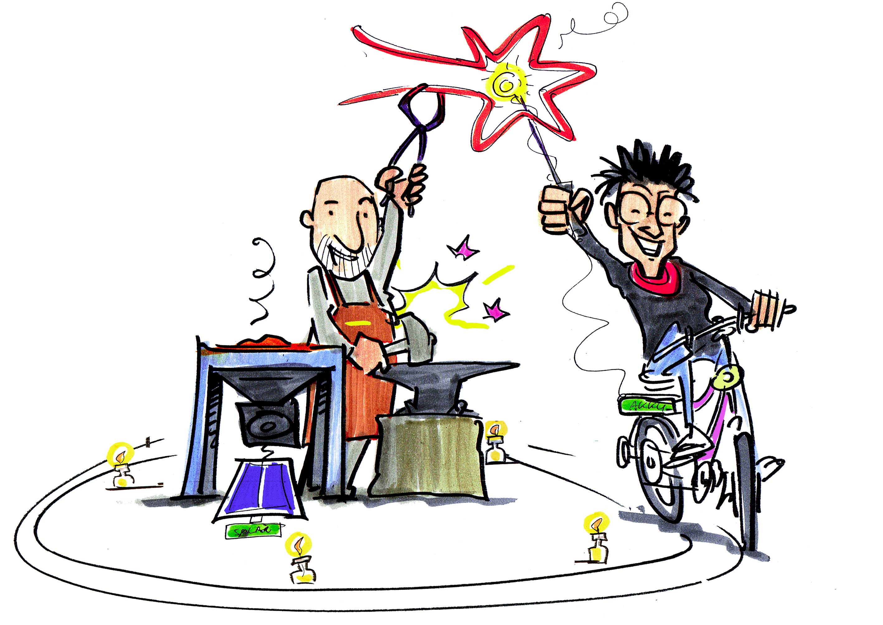 Wimmelbuch Seite 4 – kurze Motivbeschreibung.